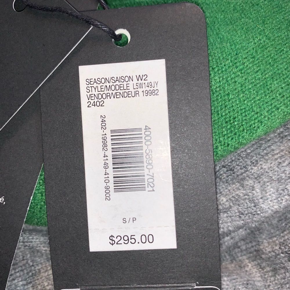 NWT Armani Exchange 100% Cashmere Comfy Warm Cozy Athleisure Wear - Picture 7 of 8